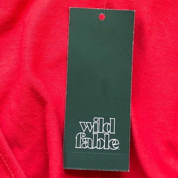 Wild Fable Stretch Tee Red with Ring Cutout at Cleavage  NEW - Picture 6 of 7